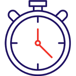 Icon of a stopwatch.